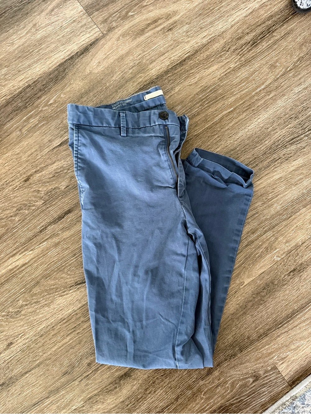 Men's Blue Chino Pants